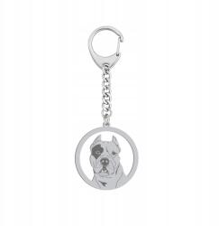 Mejk Jewellery Kulcstartó Kutya Argentin Ezüst925 Ajándék Dedikálás Gravírozás Ingyenes (BE R785)