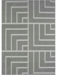  Nappali szőnyeg 160x220cm, puha haj, szürke modern kivágott 3d minta (160 pastel 5)