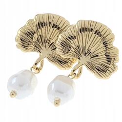 Xuping 1590 Arany színű, lógós fülbevaló sebészeti acélból, gyöngyös celebeknek