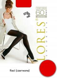 Lores Harisnyanadrág átlátszatlan Lores Concorde 60 Den Piros méret 4-L, elegáns és tartós