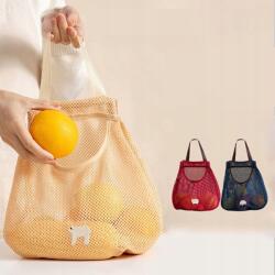 ZuZu Öko Hálós Szatyor Vásárláshoz Gyümölcs Zöldség Táska Párizsi Stílusú