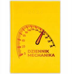 FunnyCase Könyvnaptár 2026 Mechanika Napló Citrom tervező Ajándék Minták (Kalendarz Cytrynowy DZIENNIK MECHANIKA)