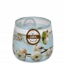 Adpal Hagyományos gyertya üvegben Beauty Cotton Adpal 18 h pamut (ARTM 755225)