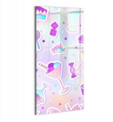 Wallfluent Dekoratív Üveg Falikép Irodába, Fagyik, Sütemények, cukorka 60x120 cm (010010010200100074601)