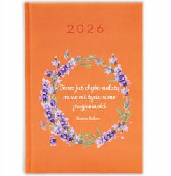 FunnyCase Naptár 2026 Most Már Maguk Az Élvezetek Is Járnak Narancssárga minták (TERAZ NALEŻĄ MI SIĘ SAME PRZYJEMNOŚCI)