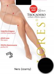 Lores Matt lycra harisnya Lores Trocadero 20 Den fekete Nero 5 XL