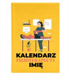 Könyvnaptár A5 2026 Citrom tervező gyógytornász varázsló (Planer 2026 Cytrynowy Dla Fizjoterapeuty)