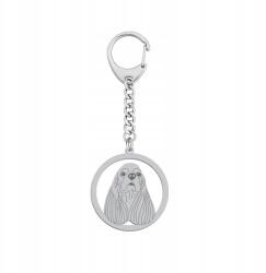 Mejk Jewellery Ezüst kulcstartó kutyával Amerikai spániel 925 Ajándék Gravírozás Ingyenes (Brelok z Cocker Spaniel Amerykański)