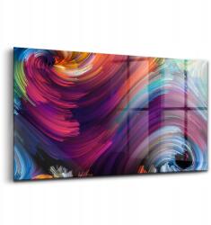 Wallfluent Fotó-kép üveg Absztrakció Hullámok 140x70 cm (010010010100100075148)