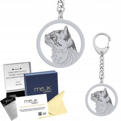 Mejk Jewellery Ezüst kulcstartó Aphrodité macska Shorthair 925 Ajándék Gravírozás Ingyenes (brelok do kluczy z Kot Afrodyty Shorthair)