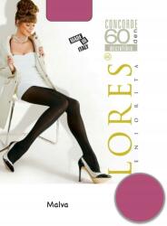 Lores átlátszatlan harisnyanadrág Lores Concorde 60 Den Malva méret 4-L, elegáns és tartós