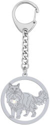 Mejk Jewellery Ezüst kulcstartó Aphrodité macska 925 Ékszer Ajándék Gravírozás Ingyenes (brelok srebrny z Kot Afrodyty Shorthair)