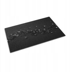 Wallmuralia Lábtörlő külső, nyomtatott mintával, Fekete Absztrakció Nagy, 150x100 (010650720030000006123)