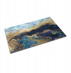 Wallmuralia Dekoratív, modern külső lábtörlő mintával, 60x40 cm, Márvány Kék (010650720010000077523)