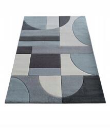  Geometrikus szőnyeg nappaliba 160x230cm, 3D mintával vágott, puha vastag