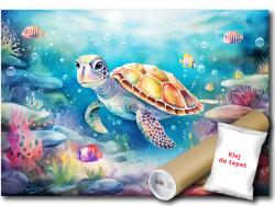 Consalnet Fotótapéta Vízalatti Világ Teknős Víz Tenger Óceán Halak 400x280 ragasztó ingyen