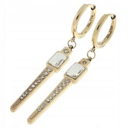 Xuping 030 Arany lógós sebészeti acél fülbevaló