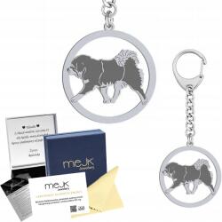Mejk Jewellery Kulcstartó Ezüst 925 Kutya Masztiff Tibeti Ékszerek Születésnap Gravírozás (brelok do kluczy z psem Mastif Tybetański)