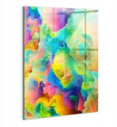 Wallfluent Edzett Üveg Fali Kép Hálószobába, Hobby, Fraktál Textúra, 70x100 (010010010240100074660)