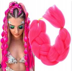  Neon Egyszínű Szintetikus Haj Fonat Frizura Könnyű Fonás