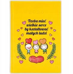 FunnyCase Könyvnaptár 2026 Nagy Szív Citrom Időpont Ajándék Minták (Kalendarz Cytrynowy WIELKIE SERCE)