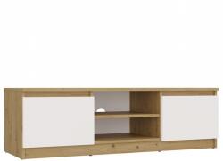 Topeshop Rtv Mályva 120 Tölgy Artisan Fehér (RTV120 ART/BIEL)