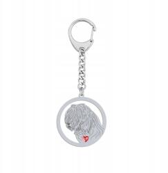 Mejk Jewellery Ezüst kulcstartó kutyával Román juhászkutya Mioritic 925 Gravírozás (brelok do kluczy z Owczarek Rumuński Mioritic)