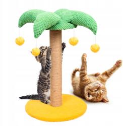 Tojato Palma Szizál Nyári Macskakaparó Játékkal, Labdával 50cm (ZD-051)