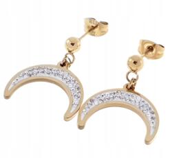 Xuping 1162h Arany színű, lógós, nemesacél fülbevaló, celebstílus