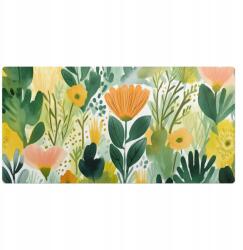  Védőalátét íróasztalra, irodába Akvarell táj virágos réttel, 100x50 cm (010250300020100088271)