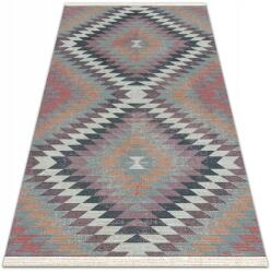 DecorOutlet Vinil teraszszőnyeg tartós nyomtatással Paralelogramma minta, 150x225 cm (010260370060000013879)