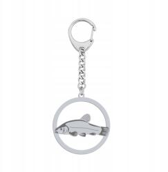 Mejk Jewellery Ezüst kulcstartó Lin 925 Ékszer Ajándék Nő Gravírozás Ingyenes (brelok srebrny do kluczy z rybą Lin)