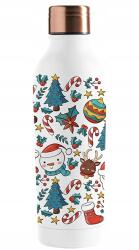 Root7 Termosz Termikus palack Rozsdamentes Acél Kávéhoz Teához Ünnepi Hangulat 500 ml (R71ŚWIĘTA)
