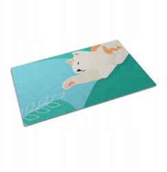 Wallmuralia Sláger Kültéri Lábtörlő lépcsőházba, Játékos cicás, Nagy méretű 150x100cm (010650720030000077694)