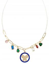 Xuping 1725 Aranyozott nyaklánc 44+5 cm sebészeti acélból, celebritás stílusú, állítható