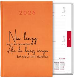  Narancs Naptár A5 2026 Ajándék Pedagógusnapra (Kalendarz a5 2026 TERMINARZ PLANER ORGANIZER)