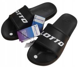 Lotto Férfi/Unisex uszodai papucs, sportos, univerzális, Fekete, 45-ös méret (4068df)