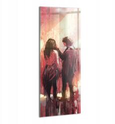 Wallfluent Tartós Üvegkép Falra Konyhába Fiatal szerelmespár 50x125 (010010010180100075043)