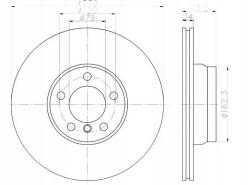 Textar 2 X Textar Féktárcsa Bmw 3 F30 F35 11- 330