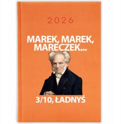 FunnyCase Könyvnaptár 2026 3/10, Szép Narancssárga Ajándék Minta Mix (Kalendarz Pomarańczowy 3/10, ŁADNYŚ)