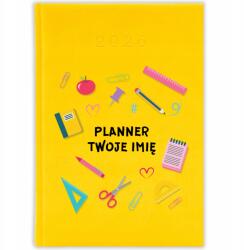 FunnyCase Könyvnaptár 2026 Planner *név* Citrom Tervező Ajándék Minták (Kalendarz Cytrynowy PLANNER *IMIĘ*)