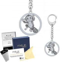 Mejk Jewellery Ezüst kulcstartó Majom 925 Ékszer Ajándék Nő Gravírozás Ingyenes (brelok srebrny do kluczy z Małpą)