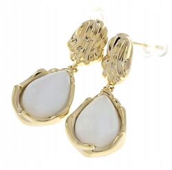 Xuping 4516 Aranyozott, lógó fülbevaló 14K arannyal bevonva, cirkónia kövekkel