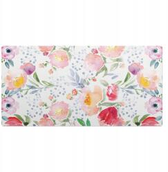  Vinyl asztali alátét Akvarell virágok finom mintával 100x50 cm (010250300020100020470)