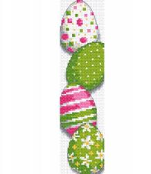 Coricamo Nyomtatott hímzésminta Húsvéti tojásos könyvjelző (GU 10702)