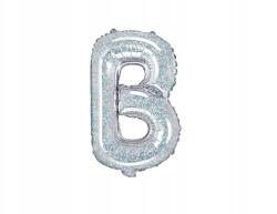 Party Deco Fólia lufi ''b'' betű, 35cm, holografikus