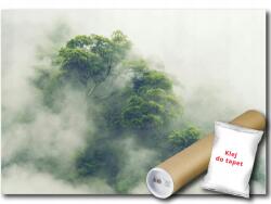WallMagic Fotótapéta Vékony Szövet Erdő Fák Eső Köd Tájkép 150x105 ragasztó ingyen (14519VX3)