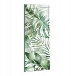 Wallfluent Üvegkép Gyönyörű Nyomtatással Előszobába Növényi Levelek 50x125 (010010010180100088343)