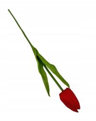 Wera Habszivacs tulipán 45 cm piros művirág Tavasz (KP-368-005-M10#5)