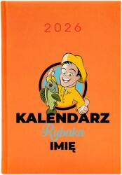  Könyvnaptár A5 2026 évfolyamos tervező Narancssárga Halász varázsló (Planer 26 Pomarańczowy Dla Rybaka)